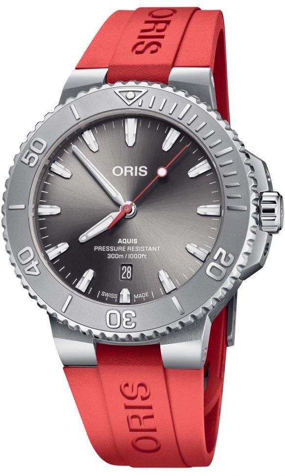 Часы ORIS  Мужские швейцарские часы, автоматический механизм, сталь, 43,5 мм